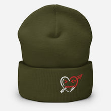 Load image into Gallery viewer, Heartbreak Cuffed Beanie (II)