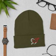 Load image into Gallery viewer, Heartbreak Cuffed Beanie (II)