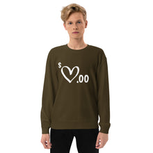 Load image into Gallery viewer, Heart for Sale Unisex French Terry Sweatshirt