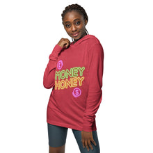 Load image into Gallery viewer, MONEY HONEY Hooded long-sleeve tee