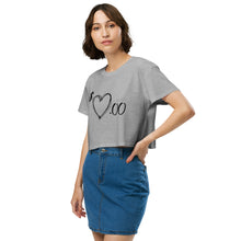 Load image into Gallery viewer, Heart 4 Sale Women’s crop top