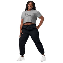 Load image into Gallery viewer, Heart 4 Sale Women’s crop top