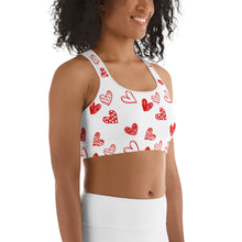 Load image into Gallery viewer, Hearts Sports bra