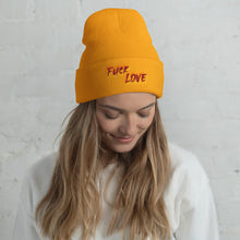 Load image into Gallery viewer, F Love Cuffed Beanie