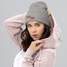 Load image into Gallery viewer, F Love Cuffed Beanie