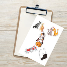 Load image into Gallery viewer, Cats Sticker sheet