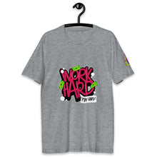 Load image into Gallery viewer, Work Hard, Play Hard Men's fitted straight cut t-shirt