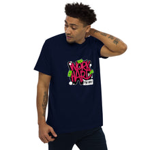 Load image into Gallery viewer, Work Hard, Play Hard Men's fitted straight cut t-shirt