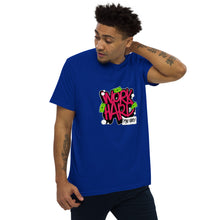 Load image into Gallery viewer, Work Hard, Play Hard Men's fitted straight cut t-shirt