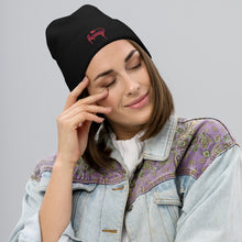 Load image into Gallery viewer, Pink Honey Embroidered Beanie