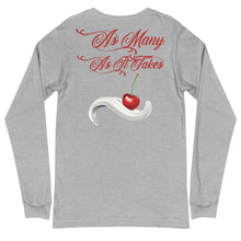 Load image into Gallery viewer, How Many Licks Unisex Long Sleeve Tee