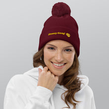 Load image into Gallery viewer, Honey Gang Pom pom beanie