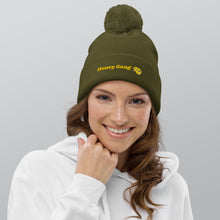 Load image into Gallery viewer, Honey Gang Pom pom beanie
