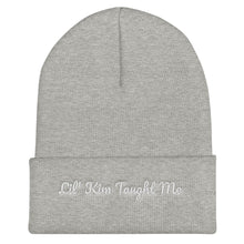 Load image into Gallery viewer, Lil Kim Taught Me Cuffed Beanie (Black)