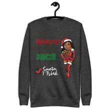 Load image into Gallery viewer, Santa, I Tried Unisex Fleece Pullover