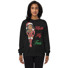 Load image into Gallery viewer, Ms. Eltoe (Mistletoe) Unisex fleece sweatshirt