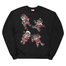 Load image into Gallery viewer, Silly Santa Unisex fleece sweatshirt