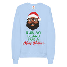 Load image into Gallery viewer, Bearded Santa fleece sweatshirt