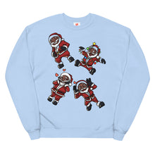 Load image into Gallery viewer, Silly Santa Unisex fleece sweatshirt