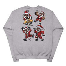 Load image into Gallery viewer, Silly Santa fleece sweatshirt