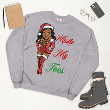 Load image into Gallery viewer, Ms. Eltoe (Mistletoe) Unisex fleece sweatshirt