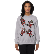 Load image into Gallery viewer, Silly Santa Unisex fleece sweatshirt