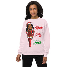 Load image into Gallery viewer, Ms. Eltoe (Mistletoe) Unisex fleece sweatshirt