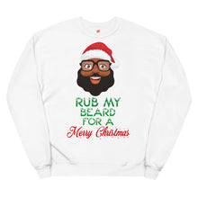 Load image into Gallery viewer, Bearded Santa fleece sweatshirt