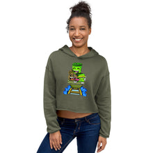 Load image into Gallery viewer, Money Train Crop Hoodie