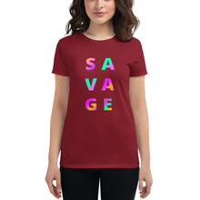 Load image into Gallery viewer, Savage Women's short sleeve t-shirt