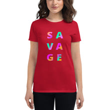 Load image into Gallery viewer, Savage Women's short sleeve t-shirt