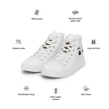 Load image into Gallery viewer, Look At Me Women’s high top canvas shoes