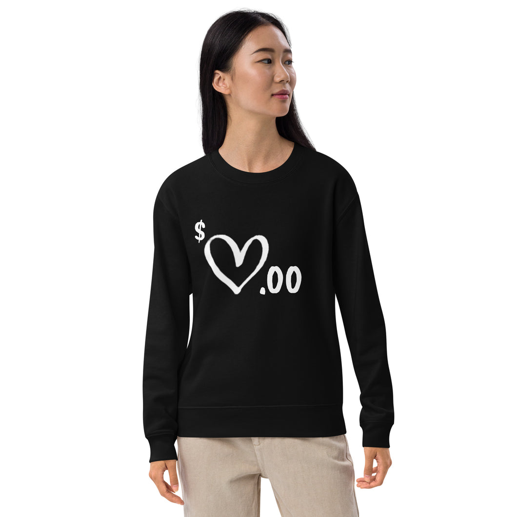 Heart for Sale Unisex French Terry Sweatshirt