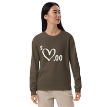 Load image into Gallery viewer, Heart for Sale Unisex French Terry Sweatshirt
