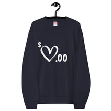 Load image into Gallery viewer, Heart for Sale Unisex French Terry Sweatshirt
