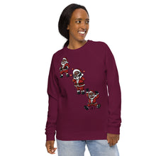 Load image into Gallery viewer, Silly Santa Unisex organic raglan sweatshirt
