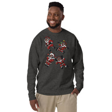 Load image into Gallery viewer, Silly Santa Unisex Premium Sweatshirt
