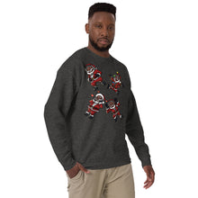 Load image into Gallery viewer, Silly Santa Unisex Premium Sweatshirt
