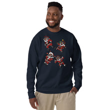 Load image into Gallery viewer, Silly Santa Unisex Premium Sweatshirt
