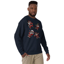 Load image into Gallery viewer, Silly Santa Unisex Premium Sweatshirt
