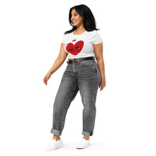Load image into Gallery viewer, Queen Of Hearts Women’s Crop Tee
