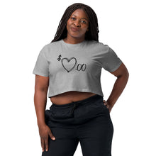 Load image into Gallery viewer, Heart 4 Sale Women’s crop top
