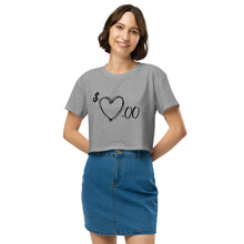 Load image into Gallery viewer, Heart 4 Sale Women’s crop top
