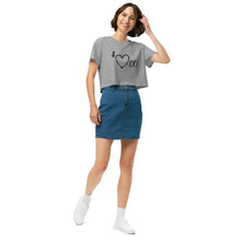 Load image into Gallery viewer, Heart 4 Sale Women’s crop top
