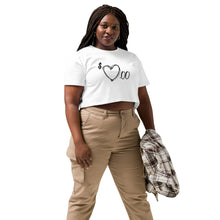 Load image into Gallery viewer, Heart 4 Sale Women’s crop top
