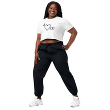 Load image into Gallery viewer, Heart 4 Sale Women’s crop top
