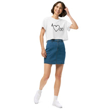 Load image into Gallery viewer, Heart 4 Sale Women’s crop top
