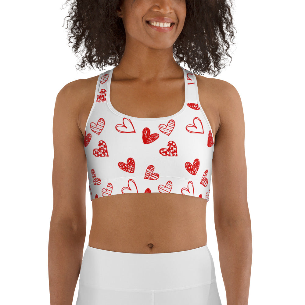 Hearts Sports bra