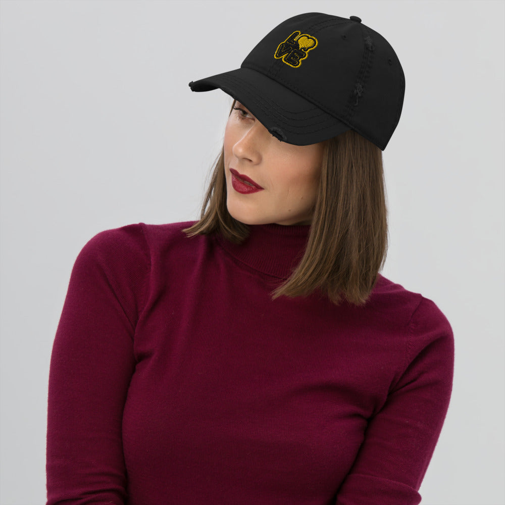Honey Love Distressed Dad Hat