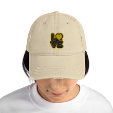 Load image into Gallery viewer, Honey Love Distressed Dad Hat
